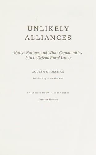 Tapa de Unlikely Alliances