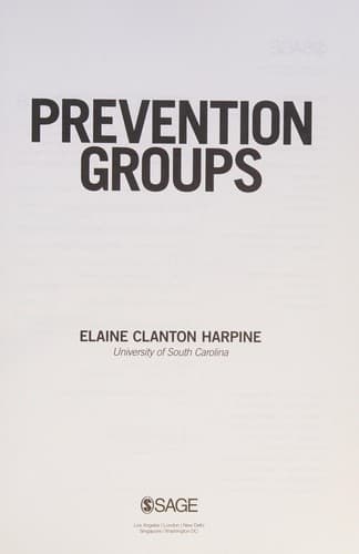 Tapa de Prevention Groups