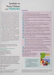 Tapa de Spotlight on Young Children and Families