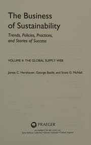 Tapa de The business of sustainability