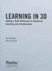 Tapa de Learning in 3D