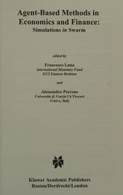 Tapa de Agent-based methods in economics and finance