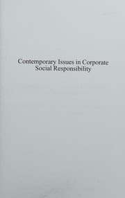 Tapa de Contemporary Issues in Corporate Social Responsibility