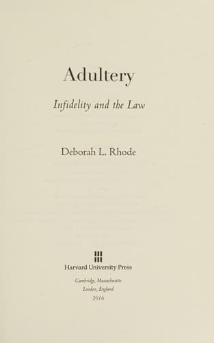 Tapa de Adultery