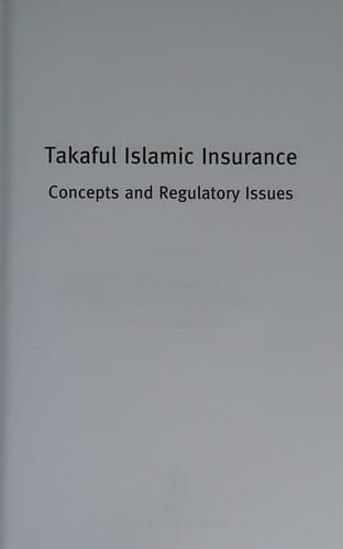 Tapa de Takaful Islamic insurance