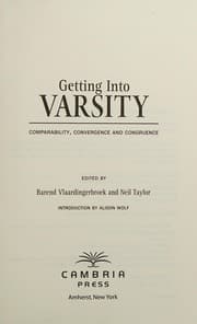 Tapa de Getting into varsity