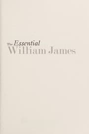 Tapa de Essential William James