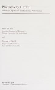 Tapa de Productivity Growth