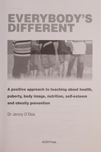 Tapa de Everybody's different
