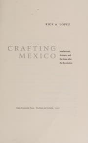 Tapa de Crafting Mexico