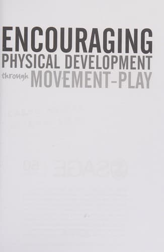 Tapa de Encouraging Physical Development Through Movement-Play
