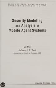 Tapa de Security modeling and analysis of mobile agent systems