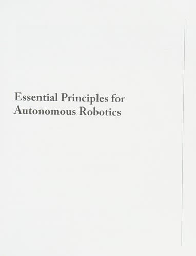 Tapa de Essential Principles for Autonomous Robotics