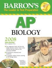 Tapa de Barron's AP Biology 2008 with CD-ROM
