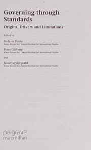 Tapa de Governing through standards