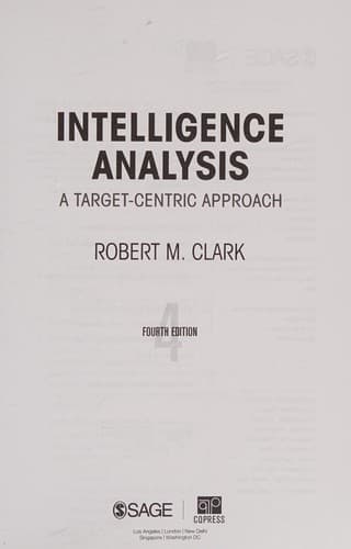 Tapa de Intelligence analysis