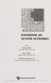 Tapa de Handbook on Sensor Networks