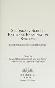 Tapa de Secondary school external examination systems