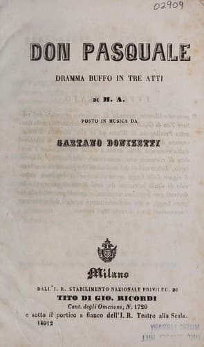 Tapa de Don Pasquale