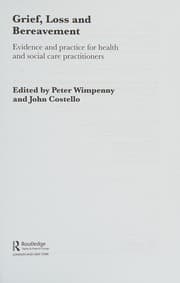 Tapa de Grief, Loss and and Bereavement