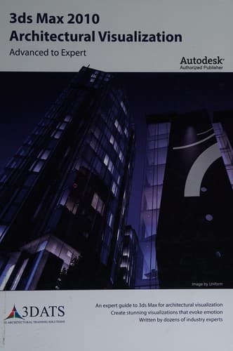 Tapa de 3ds Max 2010 achitectural visualization