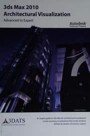 Tapa de 3ds Max 2010 achitectural visualization