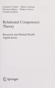 Tapa de Relational competence theory