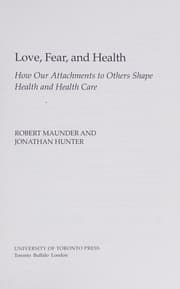Tapa de Love, Fear, and Health