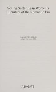 Tapa de Seeing suffering in women's literature of the Romantic era