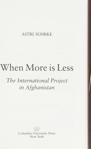 Tapa de When more is less