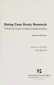 Tapa de Doing case study research