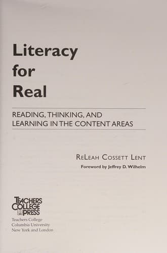 Tapa de Reading for real