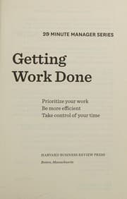 Tapa de Getting work done
