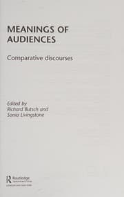 Tapa de Meanings Of 'Audiences'