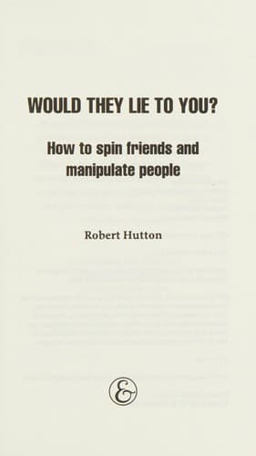 Tapa de Would They Lie to You?