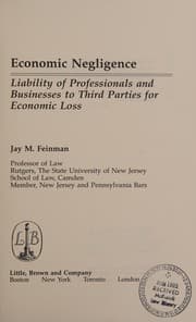 Tapa de Economic negligence