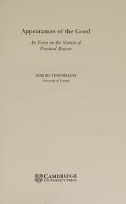 Tapa de APPEARANCES OF THE GOOD: AN ESSAY ON THE NATURE OF PRACTICAL REASON