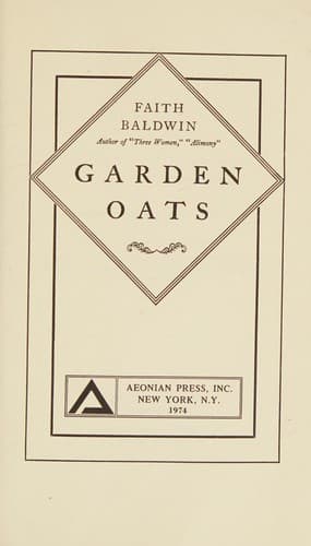 Tapa de Garden oats
