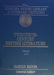 Tapa de Twentieth-century British literature