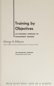Tapa de Training by Objectives