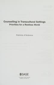 Tapa de Counselling in Transcultural Settings