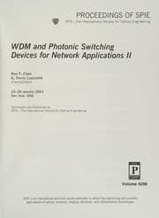 Tapa de WDM and photonic switching devices for network applications II