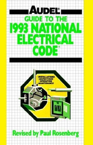 Tapa de Guide to the 1993 National Electrical Code (Audel)