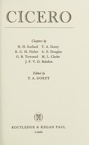 Tapa de Cicero