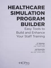 Tapa de Healthcare Simulation Program Builder