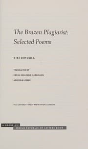Tapa de The brazen plagiarist