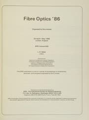 Tapa de Fibre optics '86