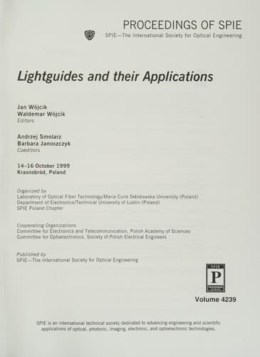 Tapa de Lightguides and their applications