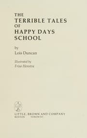 Tapa de The terrible tales of Happy Days School
