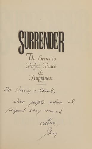 Tapa de Surrender